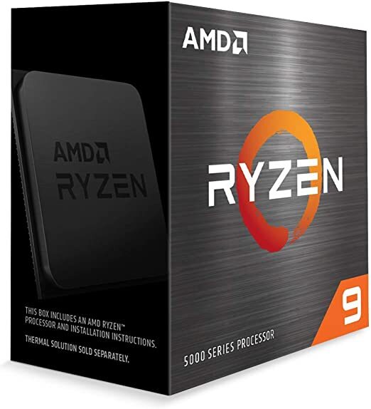AMD Ryzen 9 5900X 12 Cores 24 Threads TDP 105W 3.7 Ghz CPU