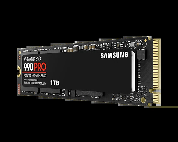  SAMSUNG 990 Pro 1TB Gen4 NVMe SSD 7450MB/s 6900MB/s R
