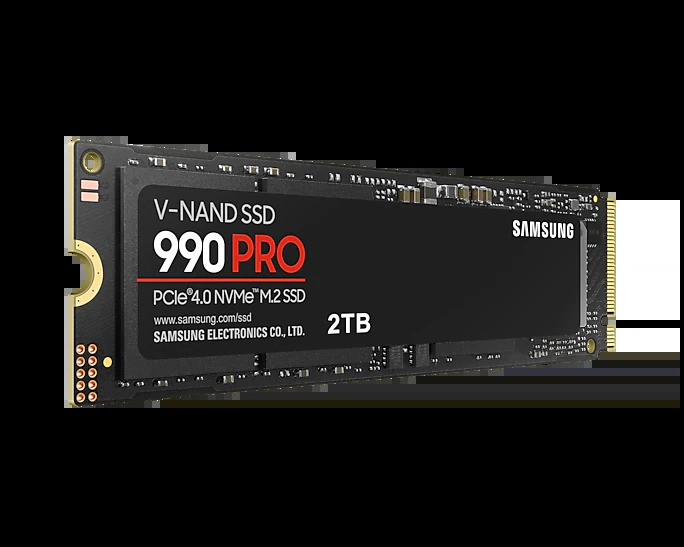 Samsung 990 Pro - 2 To (SSD interne, NVMe, M.2, MZ-V9P2T0BW