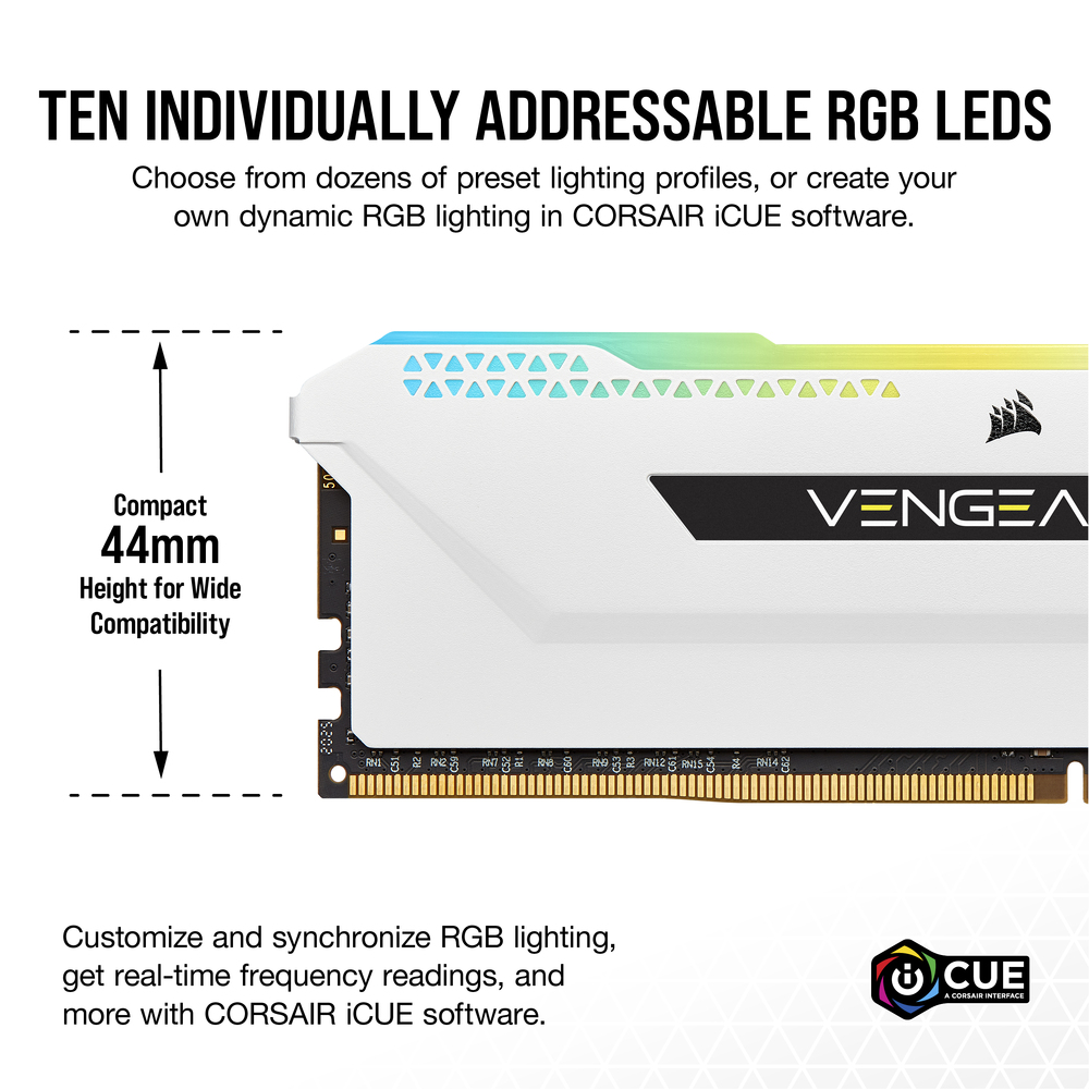 Corsair VENGEANCE RGB PRO 16GB (2x8GB) DDR4 4000 (PC4-32000) C18