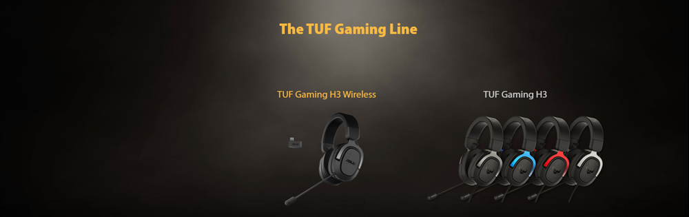 ASUS TUF GAMING H3 WIRELESS 7.1 Surround Sound Gaming Headset