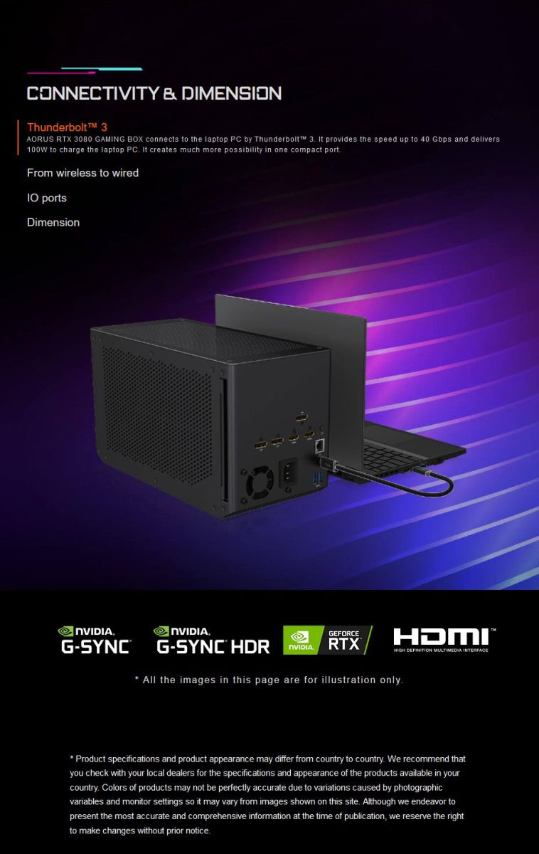 Gigabyte nVidia GeForce RTX 3080 GAMING BOX