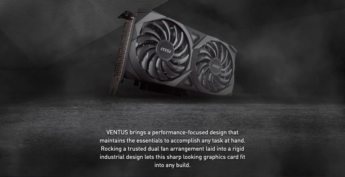 MSI nVidia Geforce RTX 3060 VENTUS 2X OC 12GB Video Card