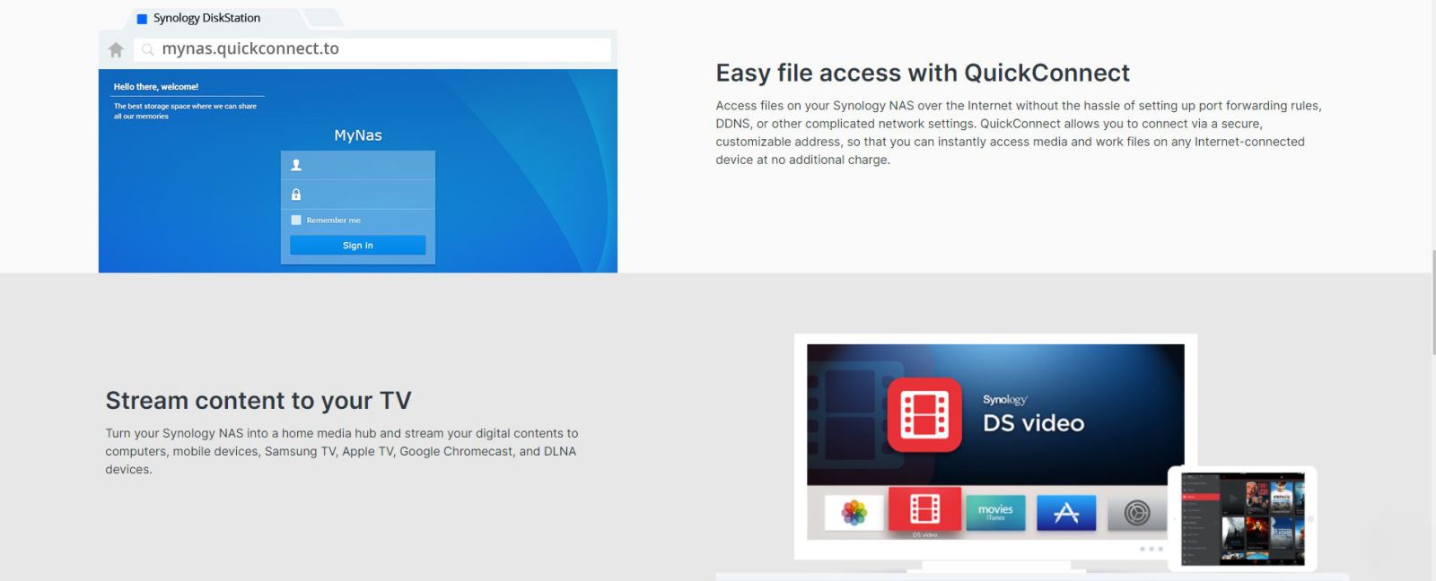 easy file access with quickconnect