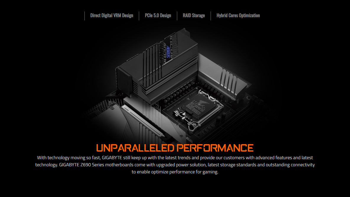 Gigabyte Z690 AORUS PRO Intel LGA 1700 ATX Motherboard