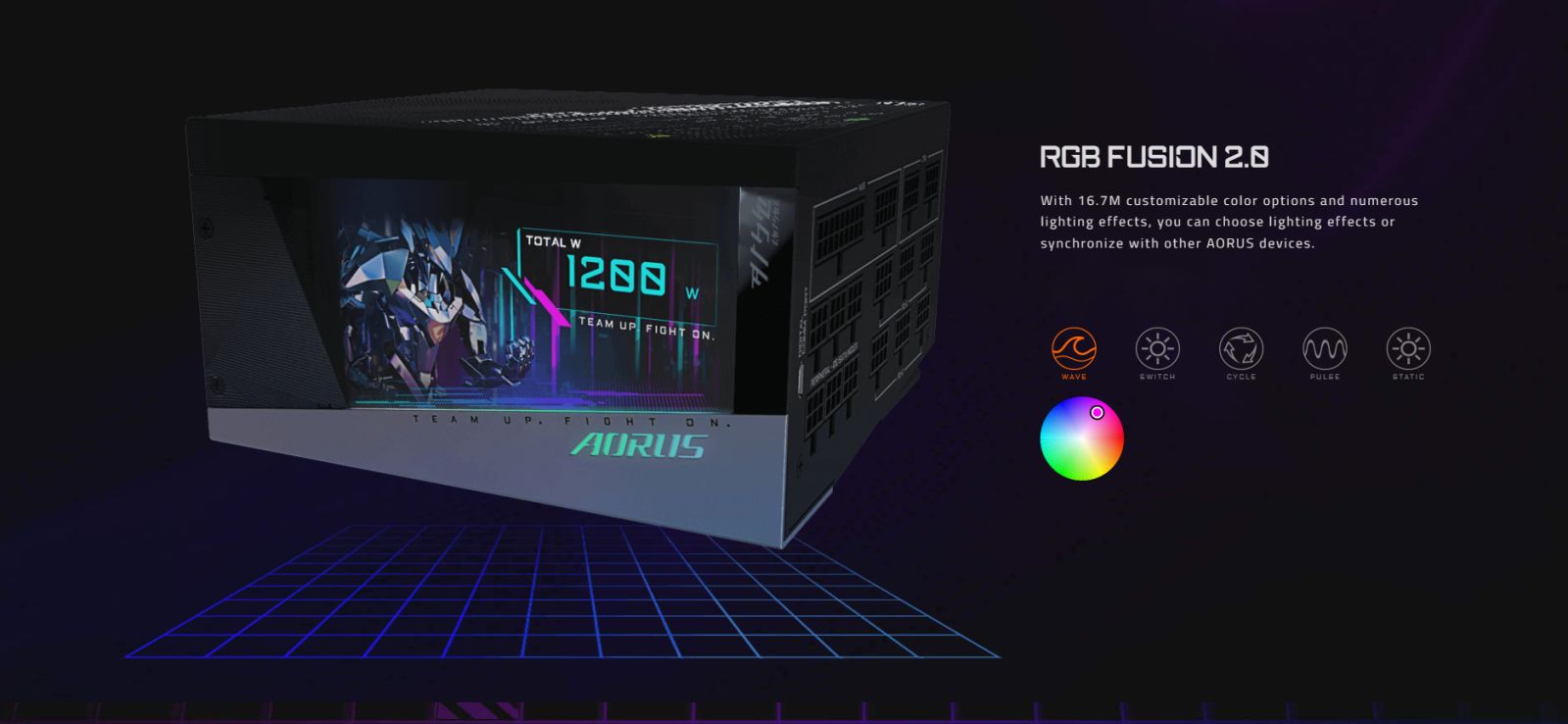 GIGABYTE AP1200GM AORUS, 1200W