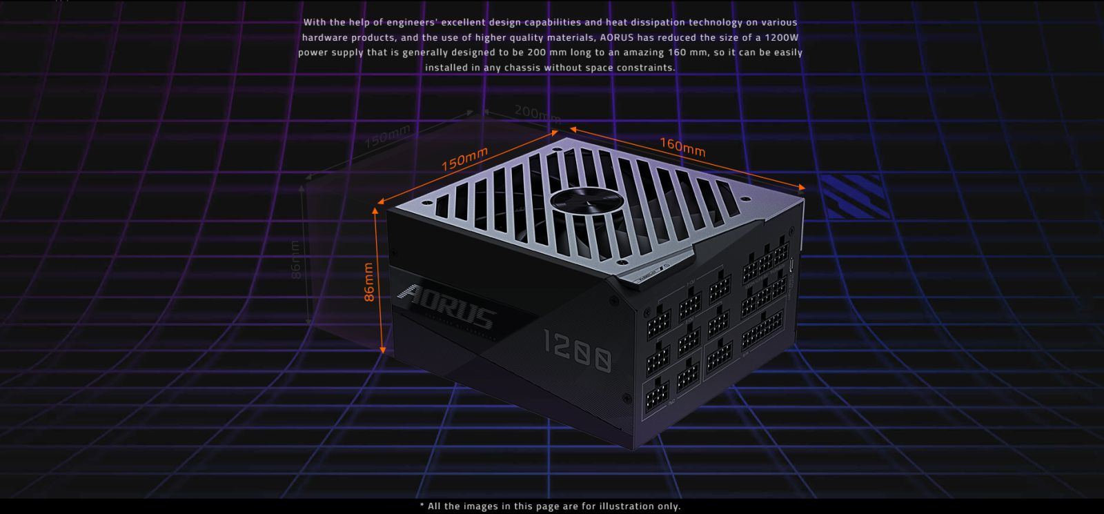 GIGABYTE AP1200GM AORUS, 1200W