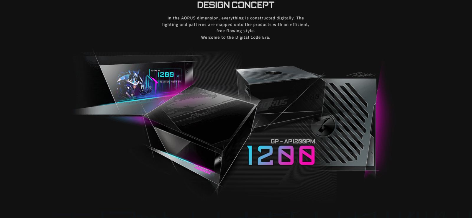 GIGABYTE AP1200GM AORUS, 1200W