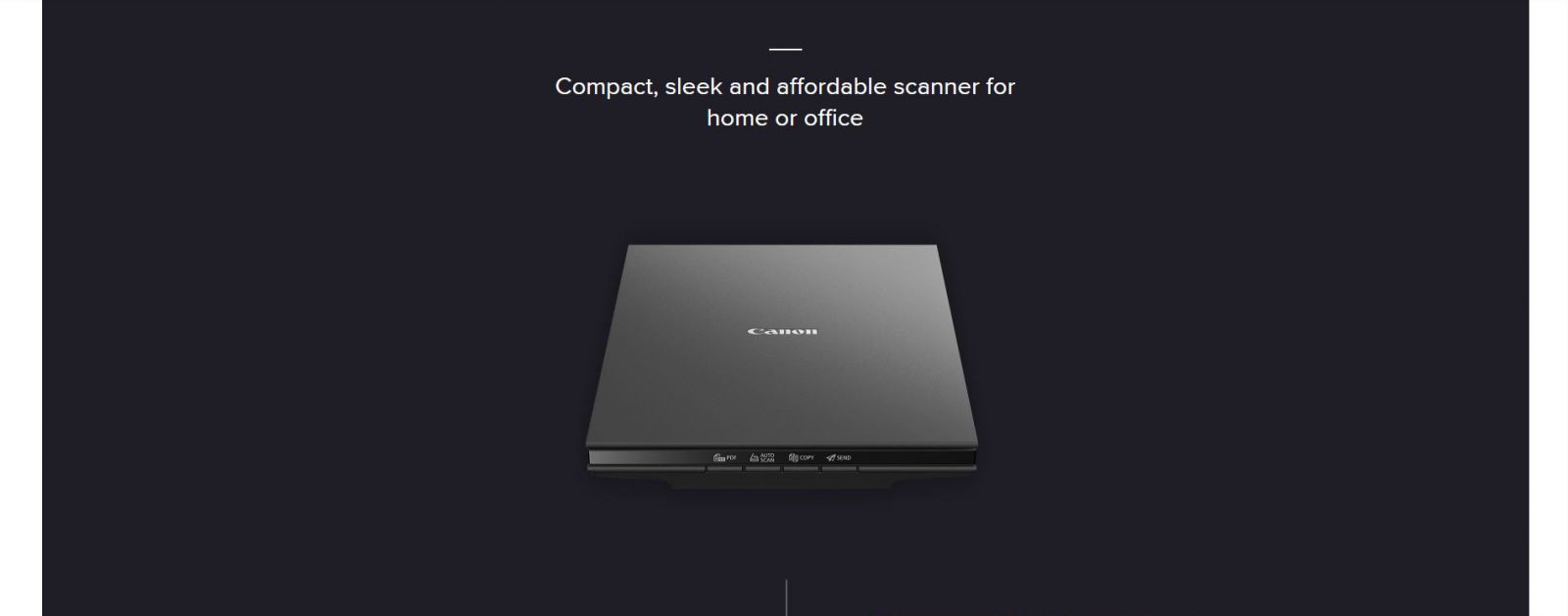 compact, sleek design