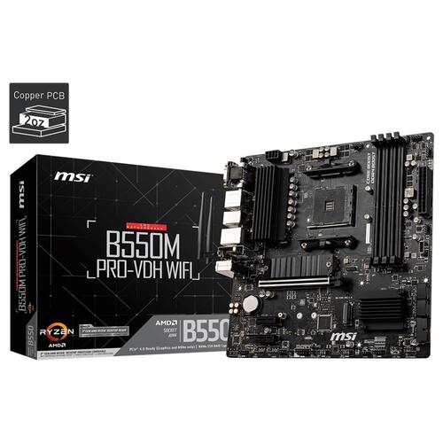 MSI B550M PRO-VDH WIFI AM4 mATX MotherBoard