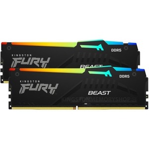 Kingston FURY Beast 32 GB (2 x 16GB) DDR5 6000 MHz RGB SDRAM