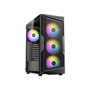 Antec AX61 Elite ARGB Tempered Glass Mid-Tower ATX Case - Black