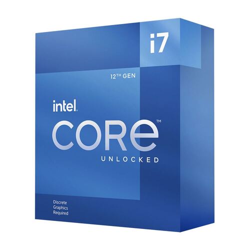 Intel i7-12700K CPU 3.6GHz (5.0GHz Turbo) 12th Gen LGA1700 12-Cores 20-Threads 25MB 125W