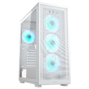 Cougar MX220 RGB Mesh Mid-Tower ATX Case - White