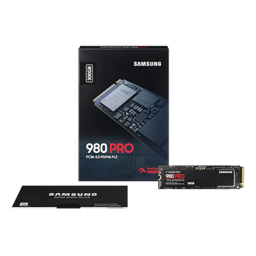 Samsung 980 Pro 500GB PCIe 4.0 NVMe SSD
