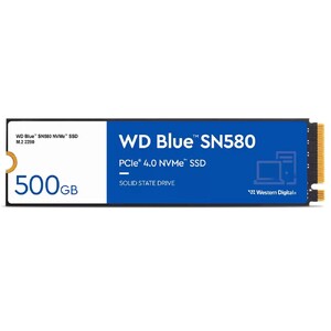 Western Digital WDS500G3B0E Blue SN580 NVMe SSD 500GB
