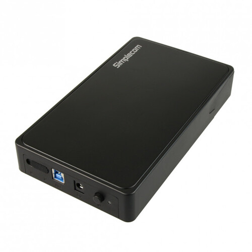 Simplecom 3.5" SATA HDD to USB 3.0 Hard Drive Enclosure SE325 Tool Free 