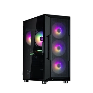 Zalman i3 NEO ATX MID Tower Tempered Glass Computer Case - Black