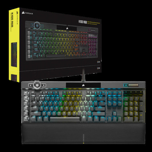 Corsair K100 RGB Cherry OPX Switch Mechanical Gaming Keyboard 