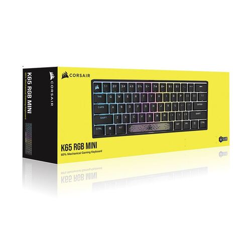 Corsair K65 RGB MINI 60% Mechanical Gaming Keyboard — CHERRY MX SPEED