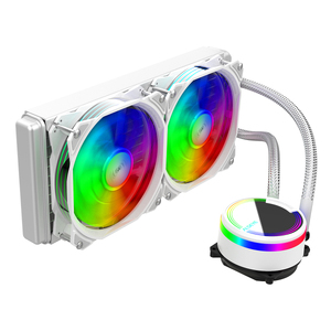 Alseye M240 ARGB AIO Liquid CPU Cooler - White