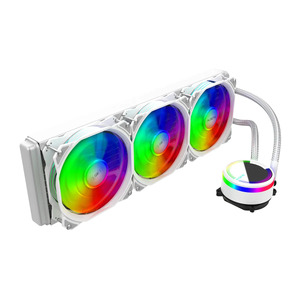 Alseye M360 360mm Radiator AIO SYNC ARGB Liquid CPU Cooler - White