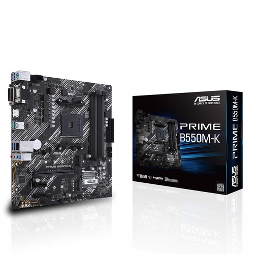 Asus PRIME B550M-K  DDR4 AM4 mATX motherboard