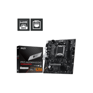 MSI PRO A620AM-B EVO AM5 ATX Motherboard 