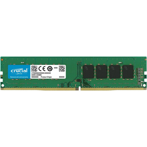 Crucial 16GB (1x16GB) DDR4 UDIMM 2400MHz Desktop Memory