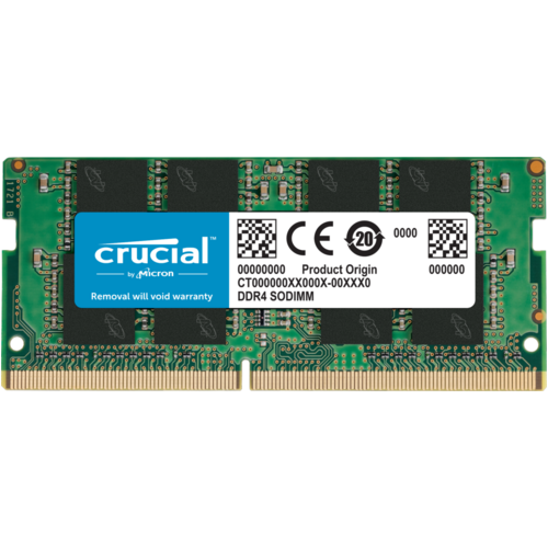 CRUCIAL 8GB DDR4 Notebook Memory, PC4-25600, 3200MHz