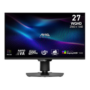 MSI MAG 274QPF X30MV 27inch 300Hz QHD LED Rapid VA Gaming Monitor - Black