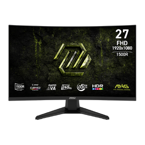 MSI MAG 275CF X24 27" 240Hz FHD Rapid VA Curved Gaming Monitor