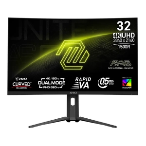 MSI MAG 321CUPDF 31.5inch Dual Mode 4K Rapid VA Curved Gaming Monitor