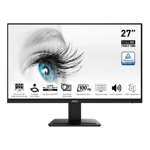 MSI PRO MP273A 27inch 100Hz FHD IPS LCD Business Monitor