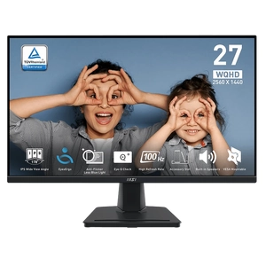 MSI PRO MP275Q 27inch 100Hz QHD IPS Business Monitor - Black