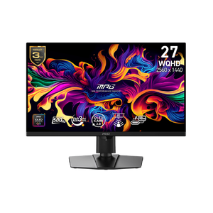 MSI MPG 271QR QD-OLED X50 QHD 500Hz G-Sync HDR 27in Gaming Monitor