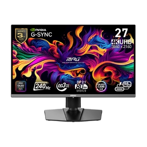 MSI MPG 272URX 26.5inch 240Hz 4K UHD QD-OLED Gaming Monitor