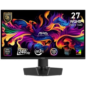 MSI MAG 273QP QD-OLED X24 26.5inch 240Hz QHD OLED Gaming Monitor - Black