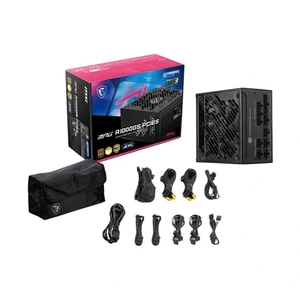 MSI MPG A1000S PCIE5 ATX 3.0 80 Plus Gold 1000W Modular Power Supply