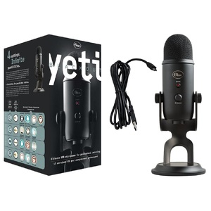 Blue Yeti 3 Capsule USB Microphone - Blackout Edition