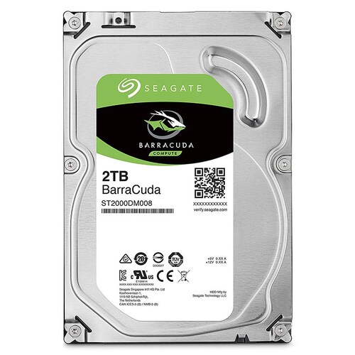 Seagate 2TB BARRACUDA 3.5" SATA Hard Disk Drive