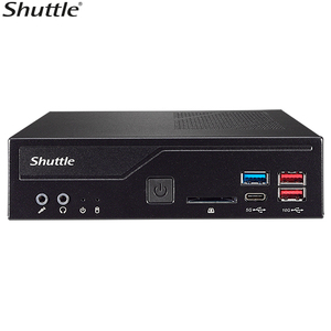 Shuttle DH670 XPC Slim Mini PC 1L Barebone Intel 14th/13th/12th Gen, 2x DDR4