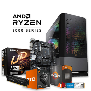 AMD Atomic EX AM4 Ryzen5 5600G Budget Gaming PC