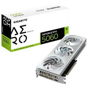 Gigabyte  GeForce RTX 5060 AERO 8GB OC Graphics Card - White