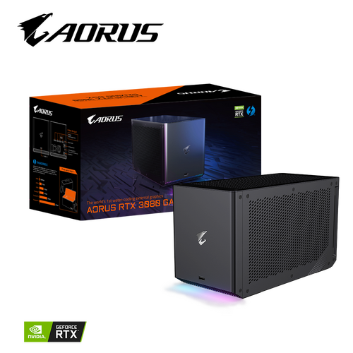 GIGABYTE RTX 3080 GAMING BOX, 10GB GDDR6X,1xUSB-C, 1xLAN,2xDP, WATERFORCE 