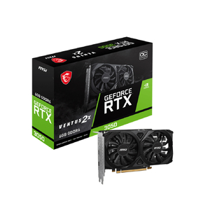 MSI Geforce RTX 3050 VENTUS 2X E 6G OC Graphics Card