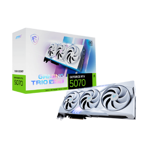 MSI GeForce RTX 5070 Gaming Trio 12GB OC Graphics Card - White