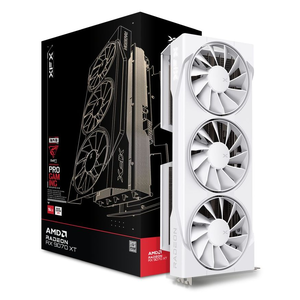 XFX Swift Radeon RX 9070XT 16GB Triple fan Graphics Card - White