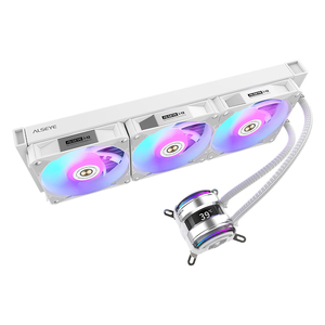Alseye Infinity I360 ARGB AIO Liquid CPU Cooler - White